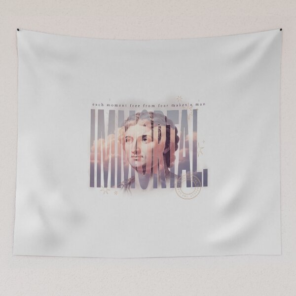 Item preview, Each Moment Free From Fear Makes A Man Immortal - Alexander The Great designed and sold by Enea Kelo.