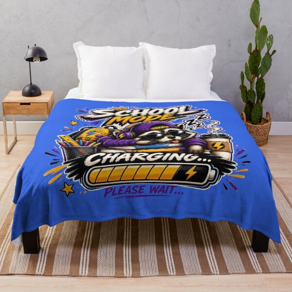 Item preview, School Mode Charging Funny Back to School Design designed and sold by OMdesign10.