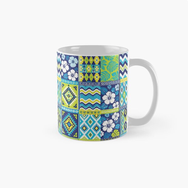 Item preview, Vibrant Geometric and Floral Textile Pattern Design 2 designed and sold by Lucia Amaris Art.