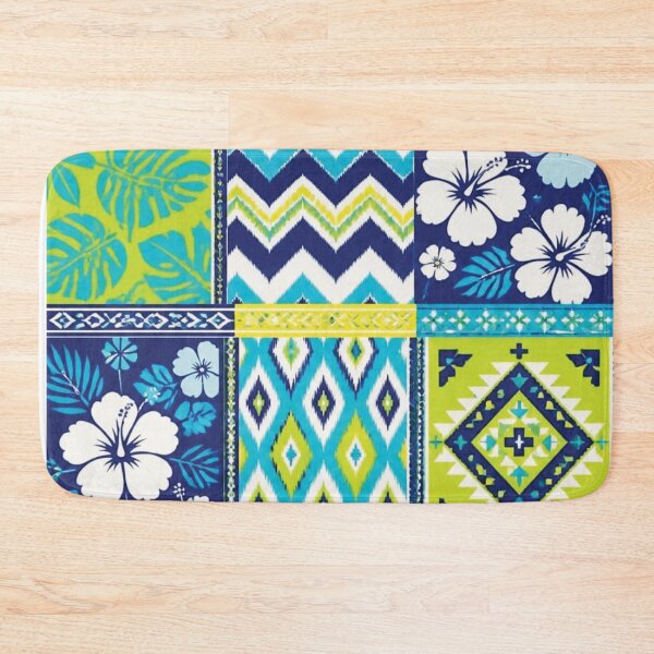 Item preview, Vibrant Geometric and Floral Textile Pattern Design 2 designed and sold by Lucia Amaris Art.