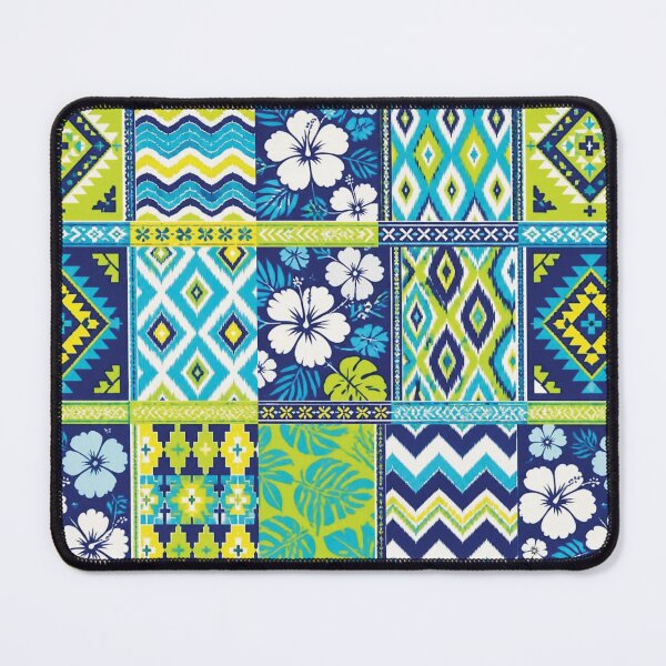 Item preview, Vibrant Geometric and Floral Textile Pattern Design 2 designed and sold by Lucia Amaris Art.