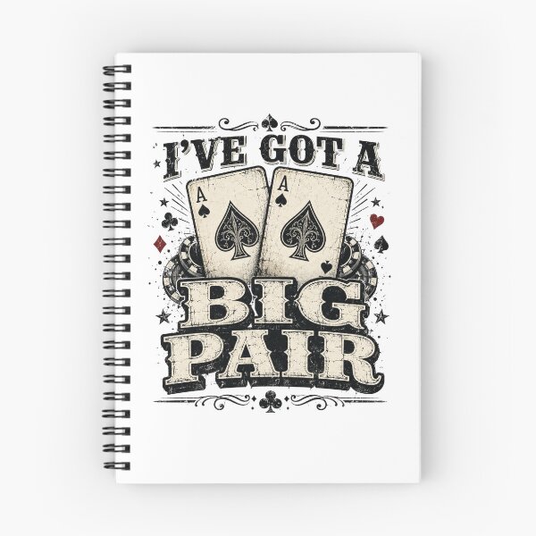 Item preview, Poker I've Got a Big Pair Funny Father of Two, Poker Dad Humor Casino Cards Father of Two, Gambling Joke Art designed and sold by Teeture.