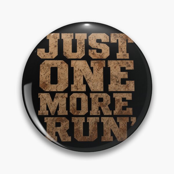 Item preview, Just One More Run Mountain Bike Dirt Texture Tee Sticker MTB Trail Rider Gift designed and sold by sharifex.