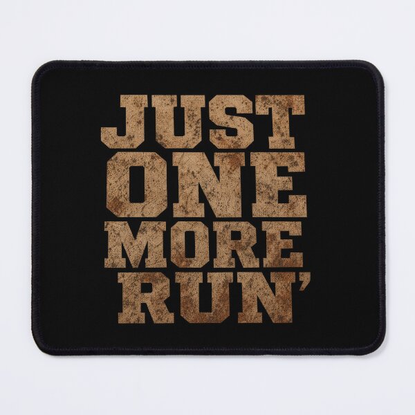 Item preview, Just One More Run Mountain Bike Dirt Texture Tee Sticker MTB Trail Rider Gift designed and sold by sharifex.