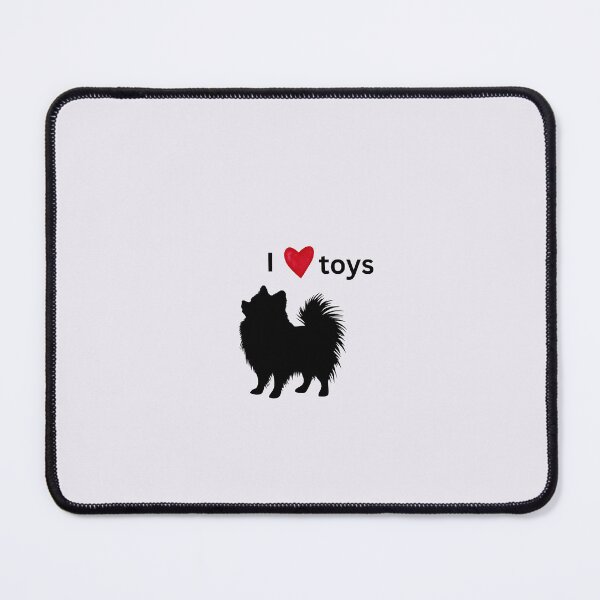 Item preview, I love toys - small breed appreciation sticker designed and sold by PeelsGood.