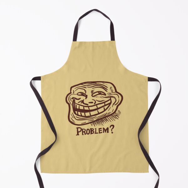 Item preview, Problem? Troll Face Retro Vintage Meme | Funny Internet Meme Sticker | Distressed Y2K Graphic Tee designed and sold by StickyDelights.