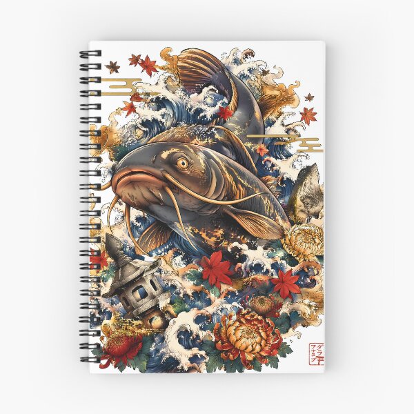 Item preview, Namazu Catfish Art – Japanese Earth Shaker Yokai Ukiyo-e Illustration designed and sold by kaxymax.
