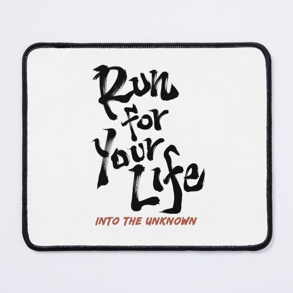 Item preview, Run For Your Life - Into The Unknown Japanese Calligraphy designed and sold by Necokite.