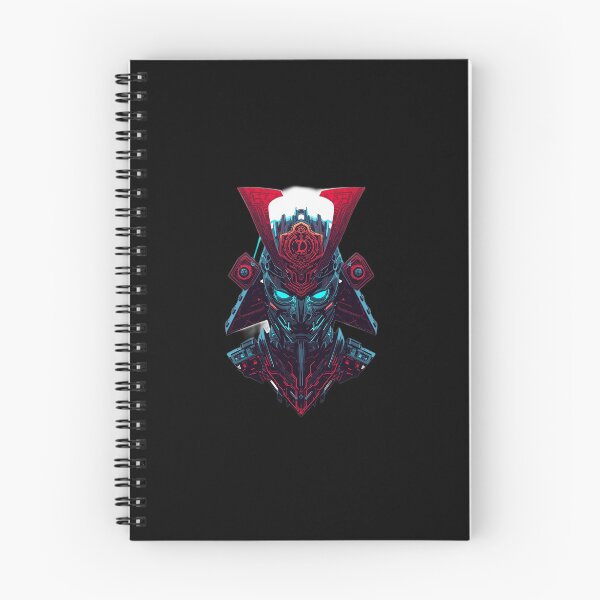 Item preview, Cyberpunk Samurai Oni Mask - Futuristic Japanese Tech designed and sold by NEXTFORMSTUDIO.