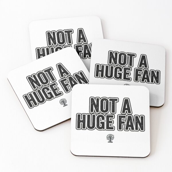 Item preview, Not A Huge Fan Funny Sarcastic Pun Design designed and sold by TshirtsOnline-.
