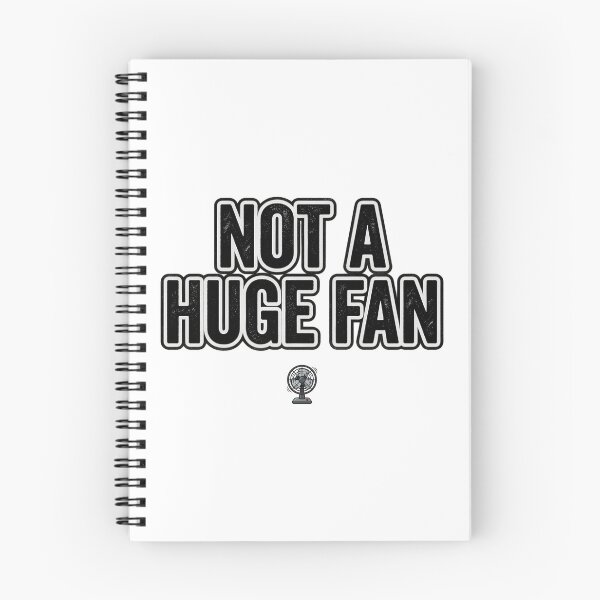 Item preview, Not A Huge Fan Funny Sarcastic Pun Design designed and sold by TshirtsOnline-.
