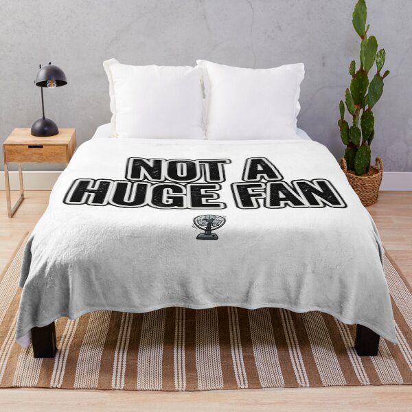 Item preview, Not A Huge Fan Funny Sarcastic Pun Design designed and sold by TshirtsOnline-.