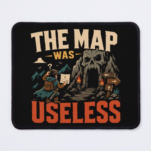 Item preview, The Map was Useless designed and sold by AndresGimenez.