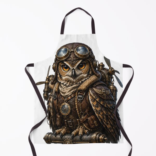 Item preview, Vintage Aviator Owl Sticker designed and sold by VerdePegajoso.