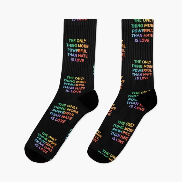 Item preview, The Only Thing More Powerful Than Hate Is Love - LGBT Pride designed and sold by Inspirationmotivation.