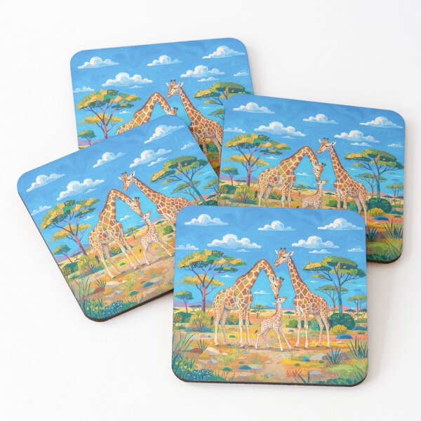 Artikelvorschau, Giraffe Family entworfen und verkauft von Home Decor Art.