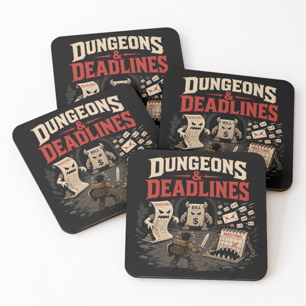 Artikelvorschau, Dungeons & Deadlines entworfen und verkauft von AndresGimenez.