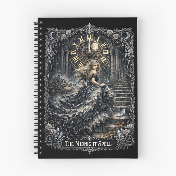 Item preview, Midnight Spell T-Shirt | Steampunk Gothic Cinderella Fairytale Art designed and sold by LintonGriffin.