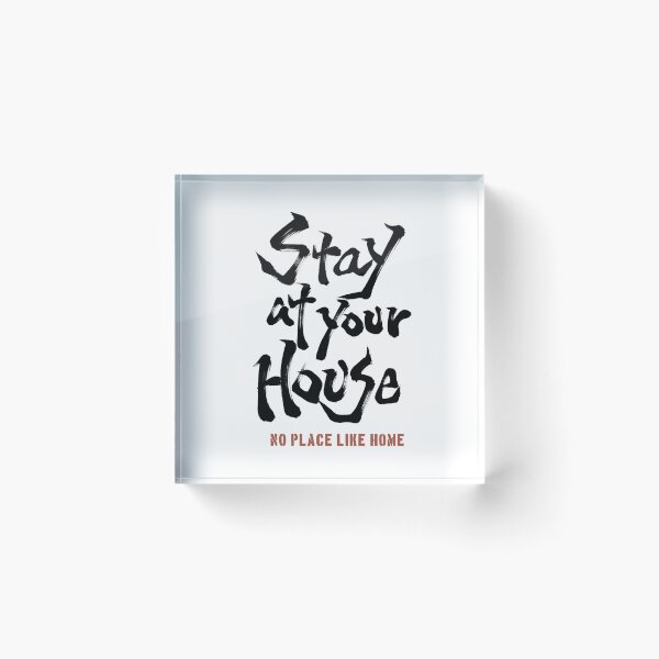 Item preview, Stay At Your House - No Place Like Home Japanese Calligraphy designed and sold by Necokite.