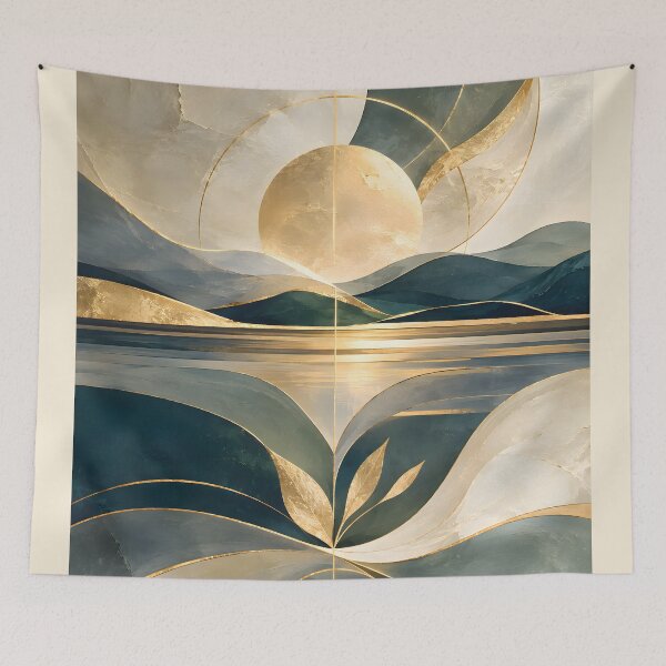 Item preview, Silent Geometry Abstract Wall Art designed and sold by hutofdesigns.