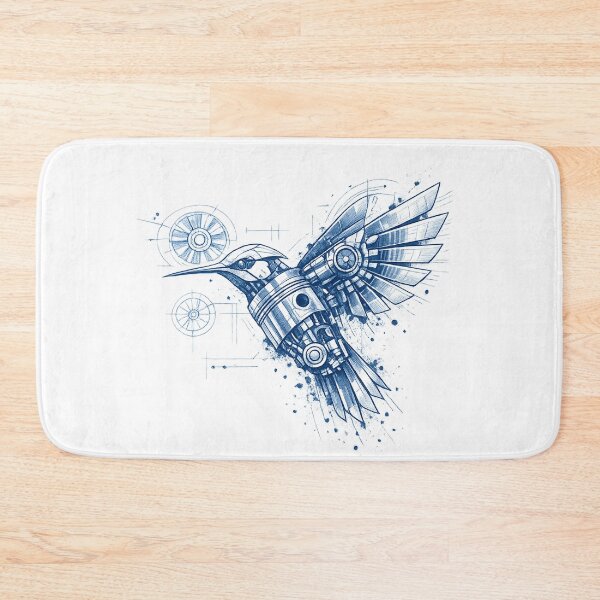 Item preview, Mechanical Turbine Hummingbird Blueprint designed and sold by teemix.