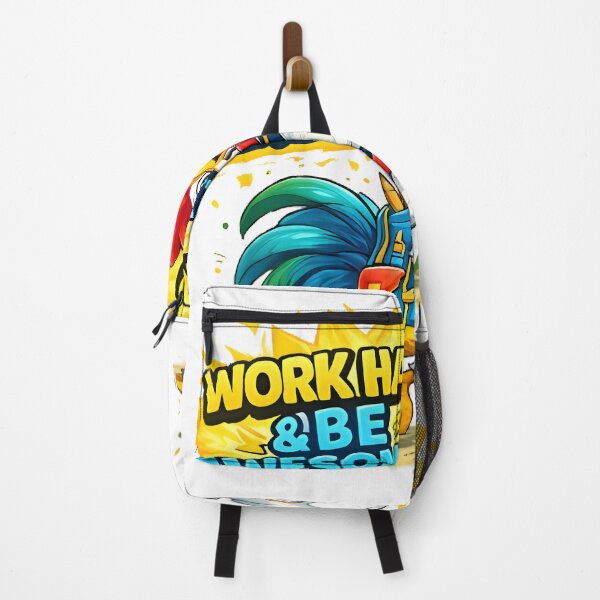 Item preview, Work Hard & Be Awesome – Cute Rooster Back to School Design designed and sold by HoMya.