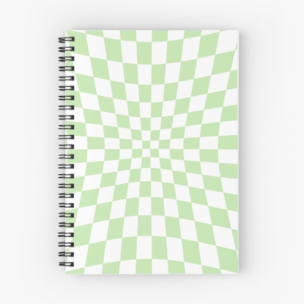 Item preview, Warped Light Green Chequered Pattern designed and sold by Jeallan Designs.