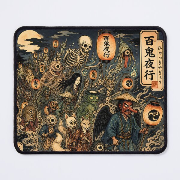 Item preview, Night Parade of One Hundred Yokai – Hyakki Yagyo Japanese Folklore Art designed and sold by kaxymax.