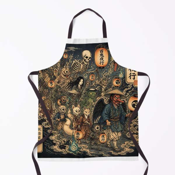 Item preview, Night Parade of One Hundred Yokai – Hyakki Yagyo Japanese Folklore Art designed and sold by kaxymax.