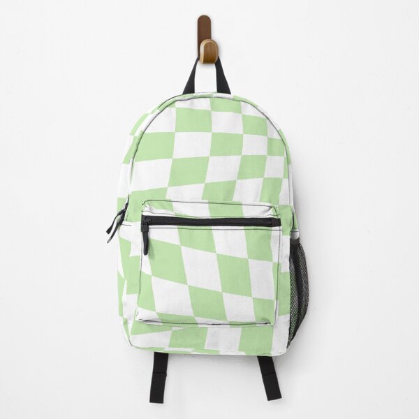 Item preview, Warped Light Green Chequered Pattern designed and sold by Jeallan Designs.