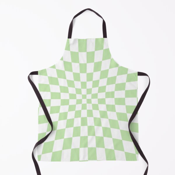 Item preview, Warped Light Green Chequered Pattern designed and sold by Jeallan Designs.