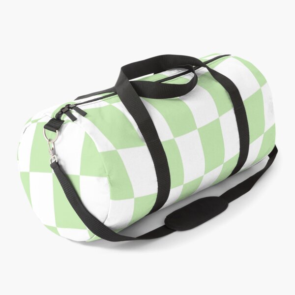 Item preview, Warped Light Green Chequered Pattern designed and sold by Jeallan Designs.
