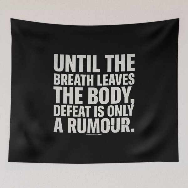 Item preview, Defeat Is Only A Rumour - Alexander The Great designed and sold by Enea Kelo.