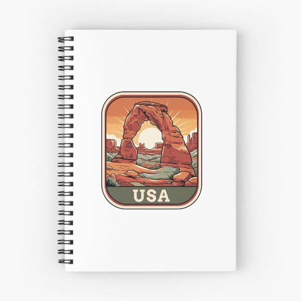 Item preview, Vintage Delicate Arch Utah National Park USA Travel Poster designed and sold by Paper Drip.
