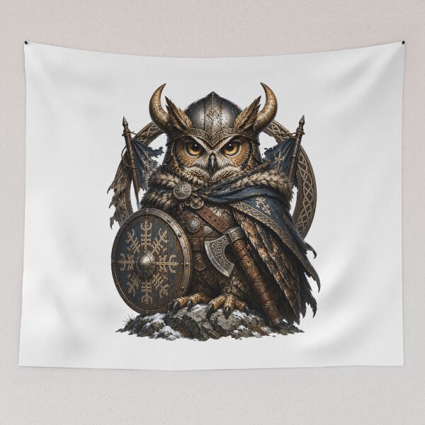 Item preview, Viking Owl designed and sold by VerdePegajoso.
