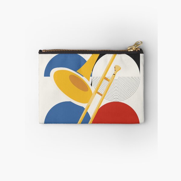 Item preview, Bauhaus Trombone Print | Abstract Brass Instrument Art | Mid-Century Modern Music Print | Geometric Jazz Decor designed and sold by Studio pod Burom.