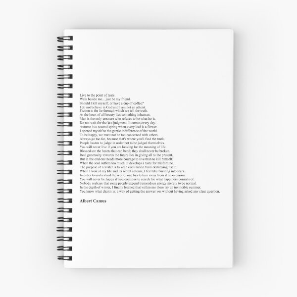 Item preview, Albert Camus Quotes designed and sold by Miguel Queiruga.