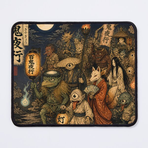 Item preview, Hyakki Yagyo Art – Night Parade of One Hundred Yokai Japanese Folklore designed and sold by kaxymax.