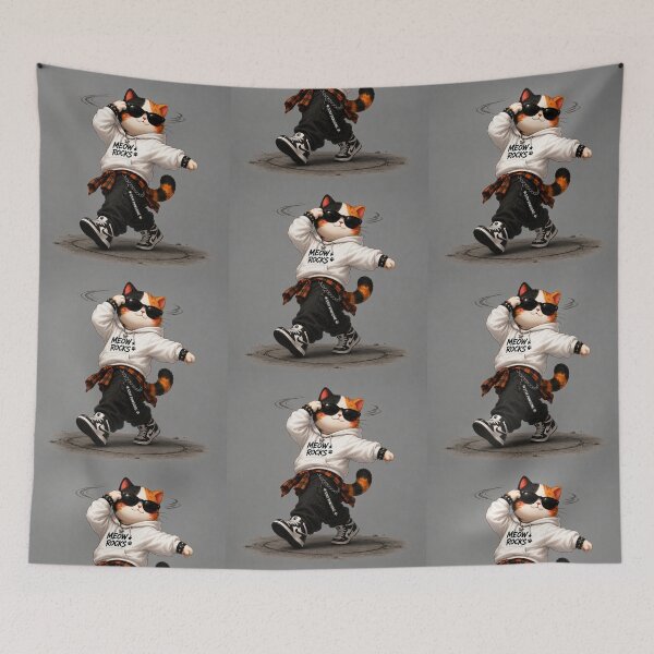 Item preview, Calico Cat Turn to Groove designed and sold by Mindworx21.