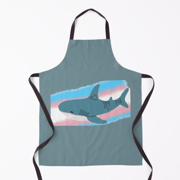 Item preview, Blahaj with Trans Flag designed and sold by TimmysToms.