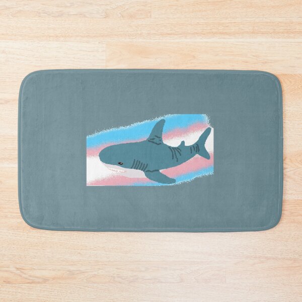 Item preview, Blahaj with Trans Flag designed and sold by TimmysToms.