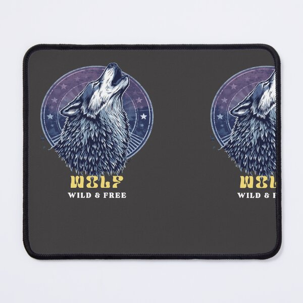 Item preview, Wolf Wild & Free Vintage Graphic designed and sold by Aventor..
