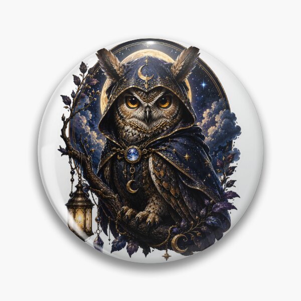 Item preview, Mystic Moon Owl designed and sold by VerdePegajoso.