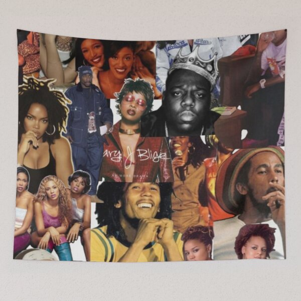 Item preview, Y2K Hip Hop Culture Collage designed and sold by EatPrayLive.