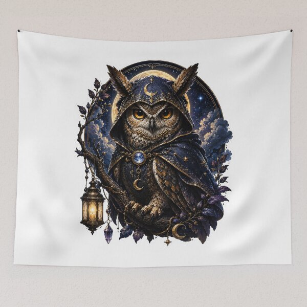 Item preview, Mystic Moon Owl designed and sold by VerdePegajoso.