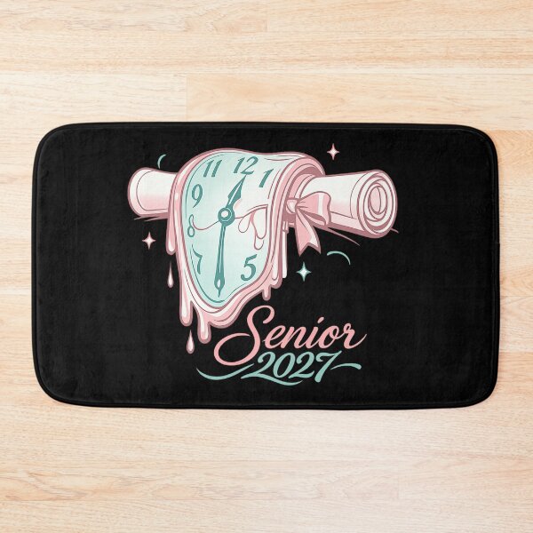 Item preview, Senior 2027 Melting Clock Graduation Diploma designed and sold by teemix.