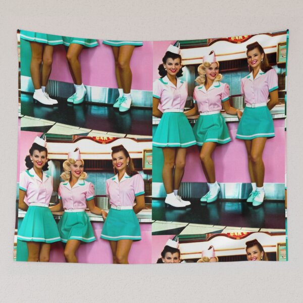 Item preview, Cinema - Female Diner Staff, Nostalgia of the 1950s designed and sold by Beat-It.