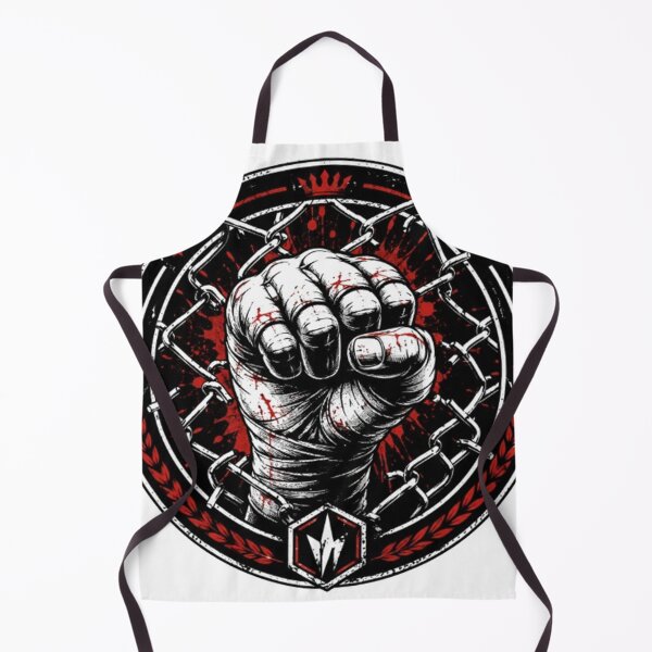 Item preview, Fighter's Fist Cage Badge designed and sold by RadekArt.