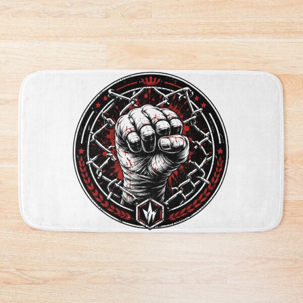 Item preview, Fighter's Fist Cage Badge designed and sold by RadekArt.