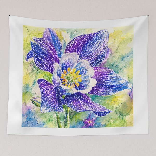 Item preview, Drawing Flower Crayon designed and sold by erenazepeda.